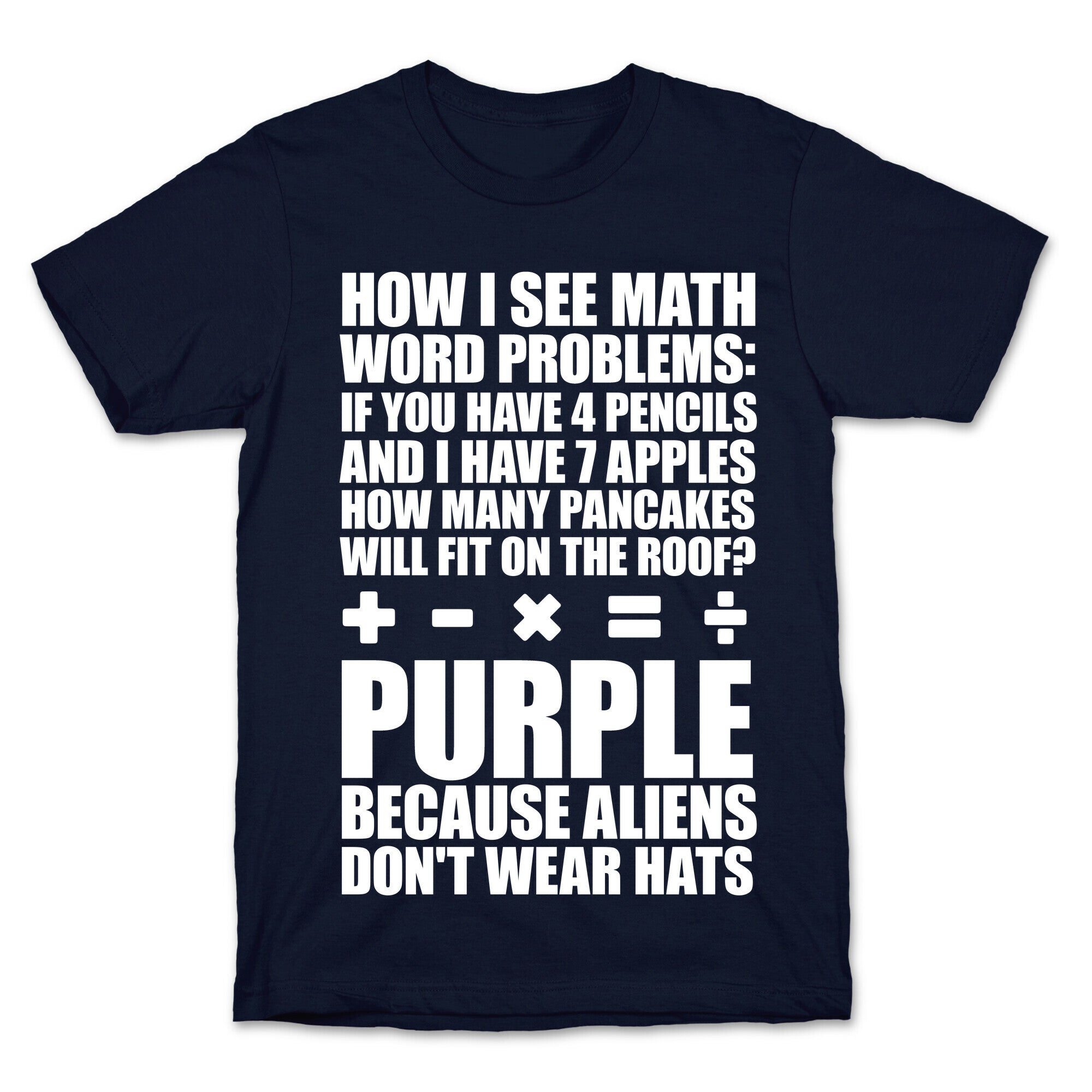 How I See Math Word Problems T-Shirt